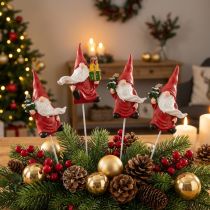 Artikel Weihnachtswichtel Dekostecker Wichtel Weihnachtsmann 7cm 4 St