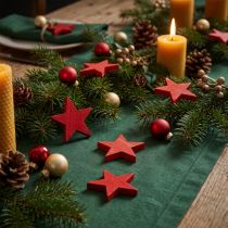 Artikel Streudeko Weihnachten Sterne Rot Holzsterne Ø5,5cm 12St