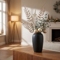 Artikel Künstlicher Deko Farn Champagner Metallic L85cm 2St