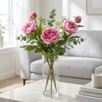 Artikel Pfingstrosen Langstielige künstliche Blumen Pink 70cm 3St