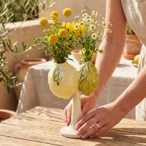 Artikel Keramik-Deko Zitronen Vase Mediterrane Tischdeko H22cm