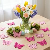 Artikel Dekorative Schmetterlings Streuelemente für frühlingshafte Tisch und Schalenarrangements 4cm 72St