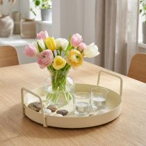 Artikel Rundes Tablett für Esszimmer Wohnambiente und Dekoration 22cm