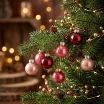 Artikel Weihnachtskugel Glas Dekoration glänzend 3cm 22St