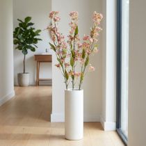 Artikel Dekozweig mit Blüten künstlich Rosa Daphne Zweig 110cm 3St