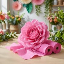 Artikel Blumenkrepp Pink B10cm Grammatur 128g/qm L250cm 2St
