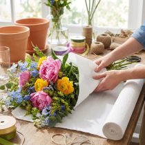 Artikel Floristen-Krepppapier Floristenkrepp Weiß 50×250cm 5St