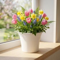 Artikel Plastiktopf „Irys“ Weiß Ø17cm H14cm 1 St