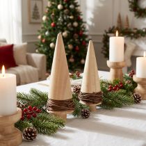Artikel Tannenbaum Holz Natur Tischdeko Weihnachten H18cm 2 St