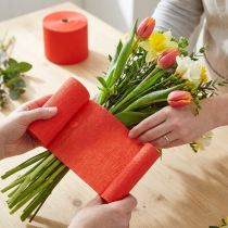 Artikel Blumenkrepp Rot B10cm Grammatur 128g/qm L250cm 2 St