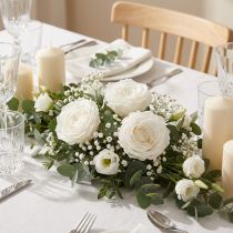 Artikel Infinity Rosen Echte konservierte Rosenköpfe Weiß Ø6cm 6 St