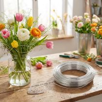 Artikel Aludraht Silber 3mm Basteldraht für kreative Arbeiten 1kg
