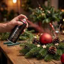 Artikel Glitter Spray Rot Montana Glitzerspray Weihnachtsrot 400ml