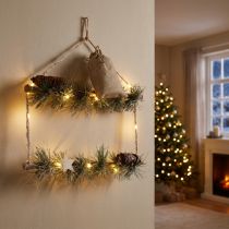 Artikel Wanddeko Weihnachten Micro LED Lichterkette 35×85cm