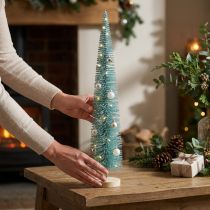 Artikel Künstlicher Tannenbaum Dekobaum filigran mit Holzfuß 80cm