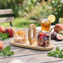 Artikel Tapas Set Motiv Pfirsich Tischdeko Sommer 23×9×10,5cm