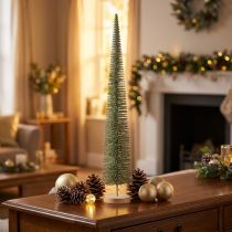 Artikel Deko Tannenbaum künstlich mit Holzsockel für Weihnachtsdeko 80cm