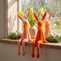 Artikel Osterhasen Kantenhocker dekorativ für Wohnzimmer Osterdeko zum Hinsetzen 36cm 2St