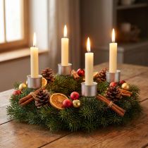 Artikel Stabkerzenhalter Kerzenhalter Adventskranz 11cm 12 St