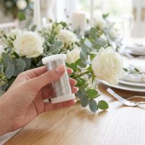 Artikel Myrtendraht Silber 0,30mm 100g Basteldraht Deko DIY Hochzeit