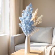 Artikel Hellblauer Federspargel Deko Asparagus Trockenblumen 55-70cm