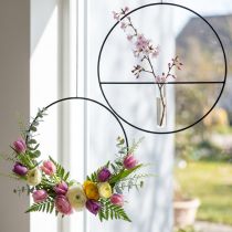 Artikel Deko Metallring Dekoring Scandi Ring Schwarz Ø25,5cm 6 St