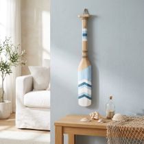 Artikel Deko Paddel Holz Wanddeko Maritime Deko Holzpaddel bemalt 78cm