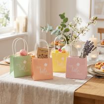 Artikel Geschenktüte mit Aufdruck Eine Tüte Glück für liebevolle Geschenkideen 12cm 12St