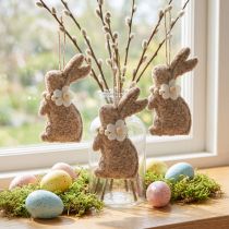 Artikel Osterhase Hängedekoration ideales Dekoaccessoire für Fensterschmuck 14cm 8St