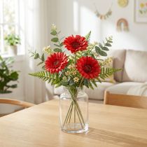 Artikel Künstliche Blumen Gerbera Rot 45cm