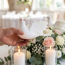 Artikel Hochzeitsdeko Deko Taube Weiß Hochzeitstauben Deko 17×23cm