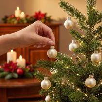 Artikel Mini Christbaumkugeln Glas Pearl Baumkugeln Ø2,5cm 22 St