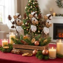 Artikel Dekozweige Weihnachten künstlich Mix Sortiert 29cm 3 Bund