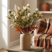Artikel Distel künstlich Deko-Zweig Creme 10 Blütenköpfe 68cm 3St