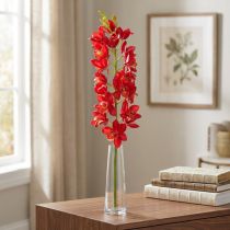 Artikel Orchidee Cymbidium Rot 78cm
