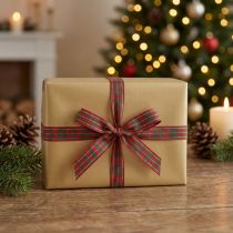Artikel Geschenkband Schottisch Weihnachtsband Rot Grün 10mm 20m
