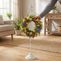 Artikel Kranzhalter Weiß Shabby Chic Kranzständer 1 Haken H76cm