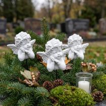 Artikel Dekostecker Engel Figuren Grabschmuck Weiß H5cm 6 St