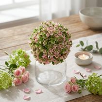 Artikel Mini Deko Kugel Rosa-Grün künstlich Ø10cm 1 St