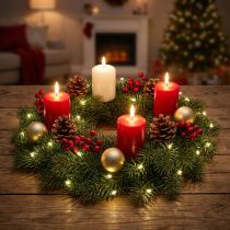 Artikel Micro LED Lichterkette Weihnachtsbeleuchtung Timer 180cm