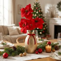 Artikel Prächtiger Weihnachtsstern - Poinsettia in Rot – 46 cm 6St 2 Bund