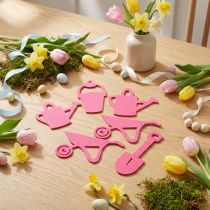 Artikel Gartengeräte Filz Pink 24 St