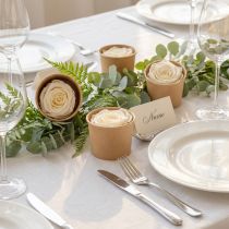 Artikel Rosenkopf Konserviert Haltbare Tischdekoration für romantische Atmosphäre Hochzeit Dekoration 5cm 6St