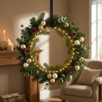 Artikel LED Ring zum Hängen Metall 110L Warmweiß Indoor Ø35cm