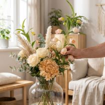 Artikel Laternenlilie Kunstblume Lilie Apricot 90cm 2St
