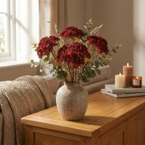 Artikel Schafgarbe Kunstblumen Rot Achillea künstlich H30cm 6 St