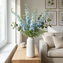 Artikel Künstlicher Rittersporn Blau Kunstblume Delphinium 130cm
