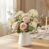 Artikel Hortensienknospenpick 22cm Creme 12St