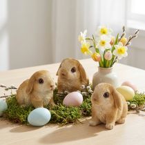 Artikel Kleiner Osterhase Deko Häschen Polyresin 9×6×6,5cm 3St