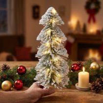 Artikel Mini Weihnachtsbaum LED Weihnachtstanne beschneit 40cm